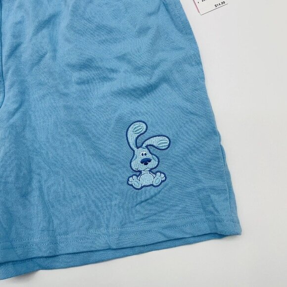 Blue's Clues Nickelodeon Womens Medium Graphic Lounge Shorts Pull On Blue 437 - Picture 4 of 8
